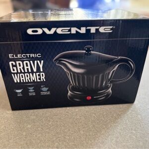 Ovente Black Electric Gravy Warmer - Elegant Serveware